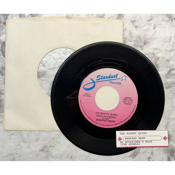Manfred Mann The Mighty Quinn / The Angels My Boyfriends Back 45 Pop Classics - Picture 4 of 7